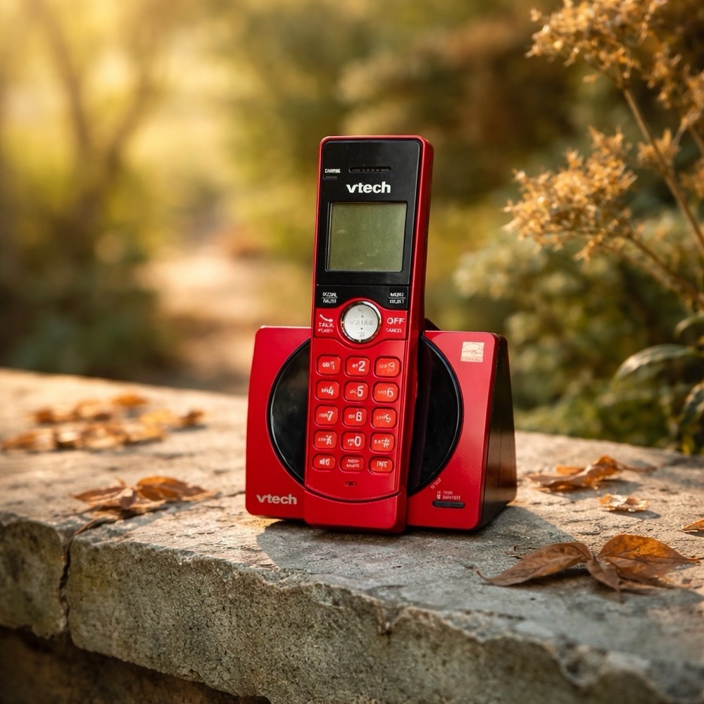 VTech Red Cordless Phone